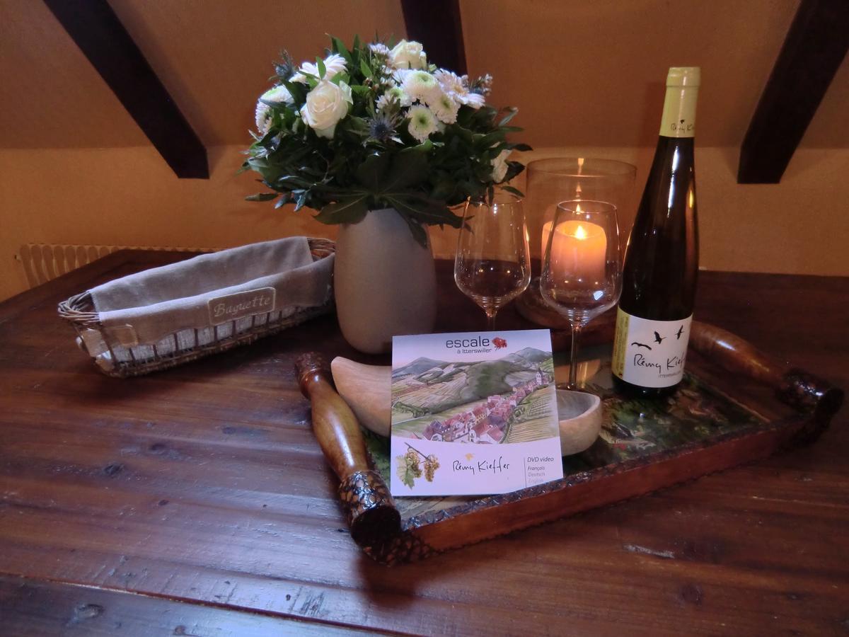 Gite Fleur De Vignes イッタースヴィラー エクステリア 写真